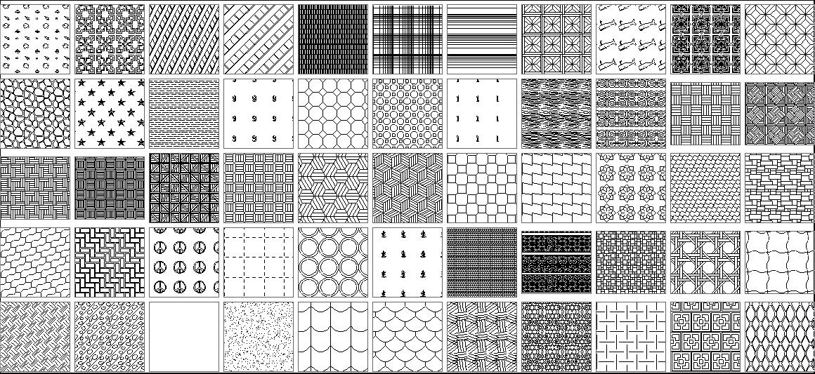 free autocad hatch patterns tile